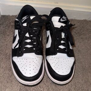 Nike Black and White Low-Top Sneakers